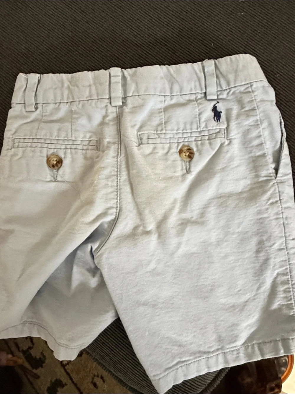 Polo Toddler Light Blue Casual Cotton Shorts